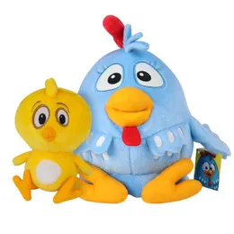 Plush dockor Combo 2 Original Plush Toy Galinha Pintadinha Gallina Pintadita Lottie Dottie Chicken+Little Yellow Chickadee J240410