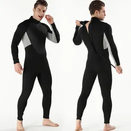 3 mm Mne's Neoprene Full Body Abito bagnato Abito da immersione contro abiti da surf da surf da uomo caldo Caldo abito da immersione per acqua fredda per acqua fredda