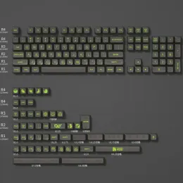 Accessori creativi completamente trasparenti 141 keycaps profilo tastiera meccanico di gioco ABS materiale chiara chiara retroilluminazione adesiva personalizzata