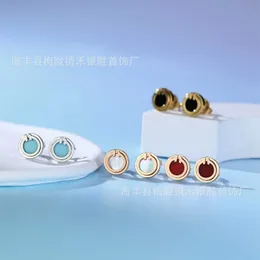 Luxury Brand Home ins Wind T Family Classic Double T-shaped Drip Sweet Student Simple Fashion Earrings Gifts With Logo