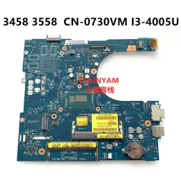 Moderkort för Dell Vostro 3458 5558 5758 Laptop PC Motherboard Intel I34005U DDR3L LAB843P 0730VM 730VM Notebook Mainboard