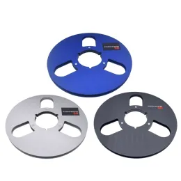 Accessories New 1/4 10 Inch Empty Tape Reel Nab Hub ReelToReel Recorders Accessory Empty Aluminum Disc Opening Machine Parts Drop Shipping