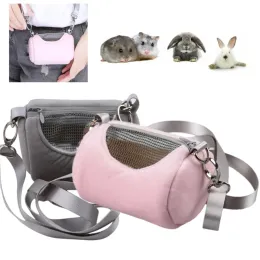 Piccola carriere per animali domestici da viaggio portatile Casete Casetto trasparente sacchetto per corriere per carrello per criceti per centesimi per coccine per criceto Chinchilla