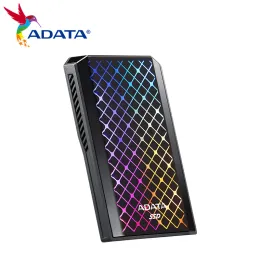 ADATA SE900G SSD外部ソリッドステートディスクハードドライブ512GB 1TB 2TBデスクトップラップトップPC用高速RGB照明SSD