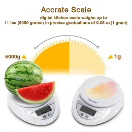 TowayerポータブルデジタルスケールLED電子スケール郵便食品測定重量LED電子スケールキッチンアクセサリー