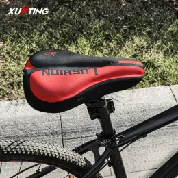 Xunting Bike Saddle Cover för män och kvinnor, andningsbar silikoncykelsätesöverdrag för mountainbikes, vägcyklar cykling