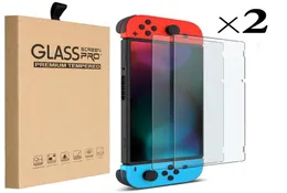2st i 1 paket 9H Ultra Thin Premium Tempered Glass Screen Protector Film HD Clear Antiscratch för Nintendo Switch Lite med R5905736