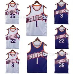 Jersey de basquete A nova temporada Big Four Durant Bookbill Ayton Suns