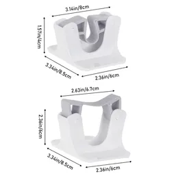그리퍼 걸레 홀더 월 마운트, 걸레 랙 홀더 자체 접착제 드릴링 슈퍼 안티 슬립, 빗자루