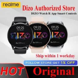 Relógios Realme Dizo Smart Watch R Rastreador de fitness à prova d'água AMOLED Display Sport Smartwatch Bluetooth Calling Sports Sports Mulheres homens