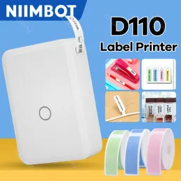 Stampanti NIIMBOT D110 Etichetta Maker Mini Pocket Termal Etichetta Stampante Allinone Bluetooth Connect Data DATA Nome Tag Adesivo Macchina