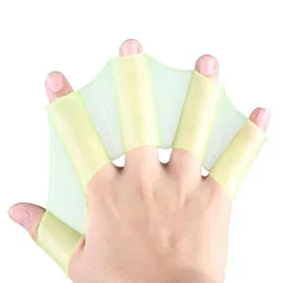 Sıcak satış yüzme yüzme silikon dişli kanatçıkları elle dokulu palet kürek dalış eğitimi eldivenleri