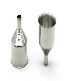 100pcslot Fast Middle size 50x36mm Stainless Steel hip flask Funnel Suit For All Kind Of Hip Flask4537100