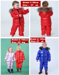 Orangemom Ryssland Winter Children's Clothing Set Girls Clothes New Year's Eve Boys Parka Kids Jackets Coat Down Snowsuit 2-6 år