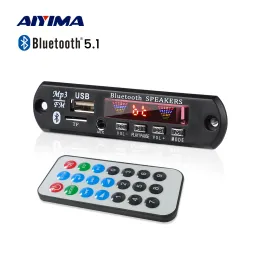 Amplifier AIYIMA Bluetoothcompatible MP3 Decoder Audio DAC Spectrum Display 2x30W Stereo Power Amplifier WAV APE Decoding USB TF AUX FM