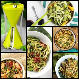 Spirizzatore per noodle vegetale Spirizzatore a spirale Spirale Grate di carote per spaghetti vegetale Insalata a pinna cucina cucina cucina