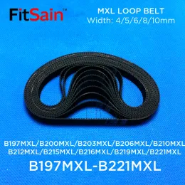 Fitsain-MXL-Timinggürtel B197MXL B200MXL B203MXL B206MXL B210MXL B212MXL B215MXL B216MXL B219MXL B221MXL Rubbe-Gürtel