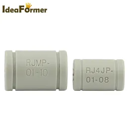 1/2pcs plástico rj4jp-01-08/rj4jp-01-10 polímero sólido de drylina igus lm8uu lm10uu rolamento linear de impressão 3d