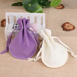 10pcs/lot rowing raintring velvet gifts bag bage noft jewelry packaging wedding/Christmas Candy Jewelry Pouches بالجملة