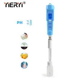 Yieryi Professional Digital Ph Meter 식품 가공 테스터 테이퍼 테이퍼 치즈 실험실 식수 모니터
