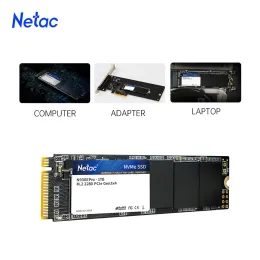 Zappers Netac M2 SSD NVME 128GB 256GB 512GB 1TB SSD 500GB 250GB 960GB PCIE M.2 2280 Sabit Sürücü Dahili Katı Hal Diski Dizüstü bilgisayar için