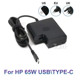 Зарядные устройства 20 В 3.25A 65W USB Typec AC Ноутбук зарядное устройство для HP Elitebook Spectre 13 Elite X2 TPNAA03