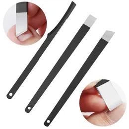 3pcs dedo unhas raspador de pés de pedicure kit de manicure ferramentas de manicure mortas de removedor de pele morto de taco de toucas de pedicure encravados ferramentas de pedicure