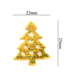 60st Laserduk Julgran Applices Diy Sying Jul DecorationFor Clothes Sying Supplies Diy Craft Ornament