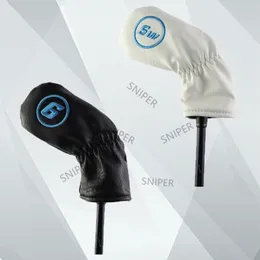 Güzel Golf Club Headcover Husky Golf Sürücüsü Fairway Ahşap Kapaklar PU Deri Mallet Putter Farklı Set Kafa Kapakları Kapakları