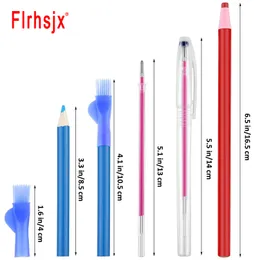 Flrhsjx 22st Sying Skräddare Chalk Marker Tracing Tool Heat Erasable Fabric Marking Pencil Plaggpennor Syförsörjning