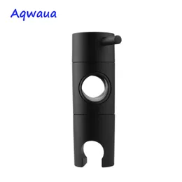 Aqwaua schwarzer Hand Duschkopfhalter für Schieberiestange 20-25 mm Höhenwinkel Verstellbarer Sprühhalter-Duschersatz TEIL