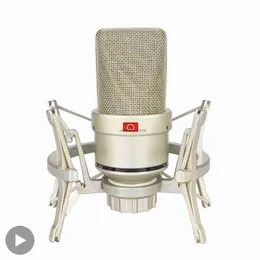 Microfoni Professional condenser Microfono Studio PC Laptop Karaoke Canta Streaming Media Mikrofon Mike Sound Microfnq
