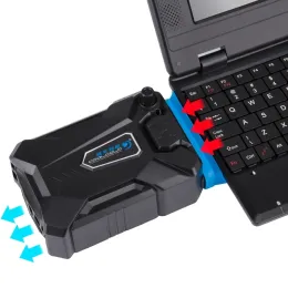 الأدوات الجليدية Troll III Gaming Laptop Notebook Pad Pad Cute Air استخراج مروحة تبريد مروحة التوربو المبرد مع كابل USB