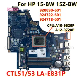 Płyta główna CTL51/53 LAE831P dla HP 15BW 15ZBW 15BW033WM Laptop płyta główna z A10 A12 CPU 928890601 924722601 924718001 100% testowy