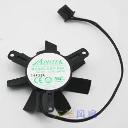 Cooling APISTEK GA51S2U POWER LOGIC DC 12V 0.25A Diameter45mm 2wire Server Cooler Fan hole pitch 39*39*39mm