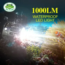 Bolsas Seafrogs 7500k Mini fotografia enchimento Luz 1000lm Luz LED super impermeável super brilhante