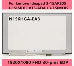 Экран 15,6 дюйма Slim Naptop LCD -экран N156HGAEA3 C1 C2 C4 для Lenovo IdeaPad 315ARE05 315IML05 V15ADA L315IML05 FHD 30 PINS EDP