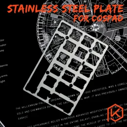 Keyboards 20% cospad XD24 Stainless steel Plate Mechanical Keyboard Plate support PAD GHPAD Numpad