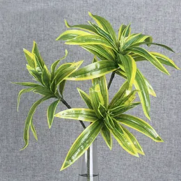 35/50 cm Palma finto Palm Artificiale Monstera Piante Silk Bamboo Foglia alta Bonsai Branch Air Plant per decorazioni per la stanza del desktop per la casa