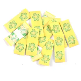 50 pcs etichette da ricamo a motivi a fiori misti per cuciture per cuciture per cuciture borse tag di scarpe etichette per le forniture artigianato CP3269