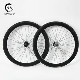 700c Sabit Dişli Bisiklet 40mm Tekerlekler Alüminyum Alaşım Fixie Tekerlek Set Tek Hızlı Bisiklet Yarış Tekerleği Yüksek Mukavemetli Jant 32H Hub