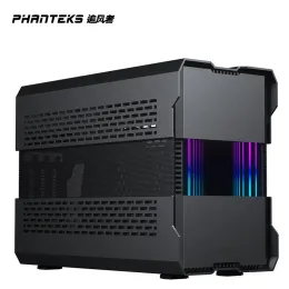 Башни Phanteks evolv shift XT P121 Mini ITX Computer Case Argb Алюминиевое шасси 13,5 л Три регулируемых высоты PCIE4.0 SFX Power