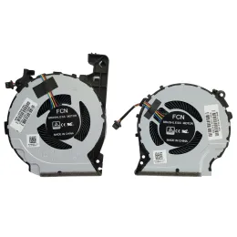 Pads Neue kompatible CPU- und GPU -Kühlventilator für HP Pavilion 15CX 15TCX 15CX0068TX 15CX0058WM TPNC133 L20334001 L20335001 DC5V