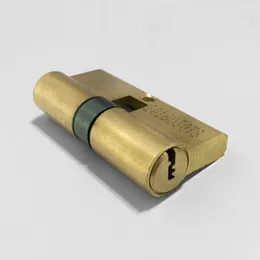 Recomenda de 60-110mm de hardware de hardware do cilindro, tecla de cilindro AB, bloqueio de porta de bronze anti-roubo de núcleo alongado, personalizado