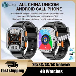 Relógios novos 4gnet PGD Watch Android Smart Watch 16G/64G ROM Armazenamento de câmera dupla Câmera SIM Wi -Fi sem fio Acesso Internet PK DW88/DW89