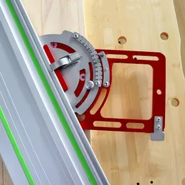 Clamp di binario di guida ad angolo regolabile in legno per sega elettrica Incisione di incisione angolare angolo tagliere Ausiliario strumento ausiliario