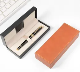 50pcs pu Leather Pen Box Business Promotion Souvenirs Geschenkbox Pen -Paket kreative Geschenkbox Verpackung Geburtstagsfeier Vater0393221992