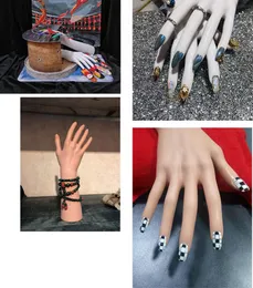 Realistic Female Mannequin Dummy Hand Model for Nails Jewelry Rings Display