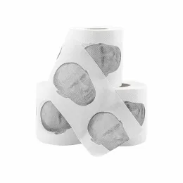 Dom Home Living Toalet Prezydent Prezydent Putin Donald Trump Bath Tissue Roll Akcesoria łazienkowe Prezenty Domowe Sprzątanie