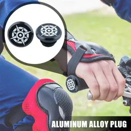 2pcs bisiklet çubuğu uç fişleri alüminyum alaşım gideri uç kapaklar kayma önleyici firma gidon kapakları MTB Mountain Road Bike için